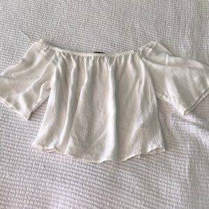 Off the shoulder blouse
